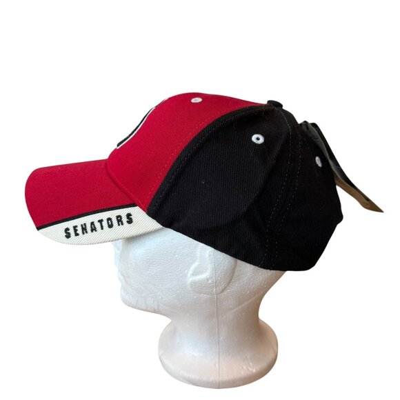 Ottawa Senators Cap Hat Strapback '47 Black Red Spell Out One Size - Picture 2 of 8